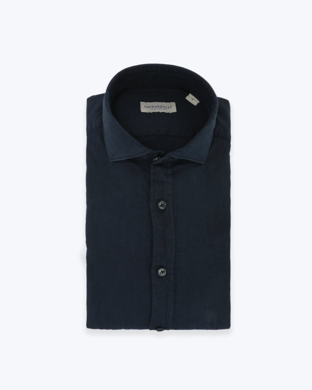 CAMISA DE LINO AZUL MARINO GHIRARDELLI