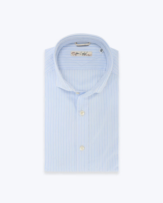 CAMISA DE RAYAS BLANCAS Y AZULES NEW ENGLAND
