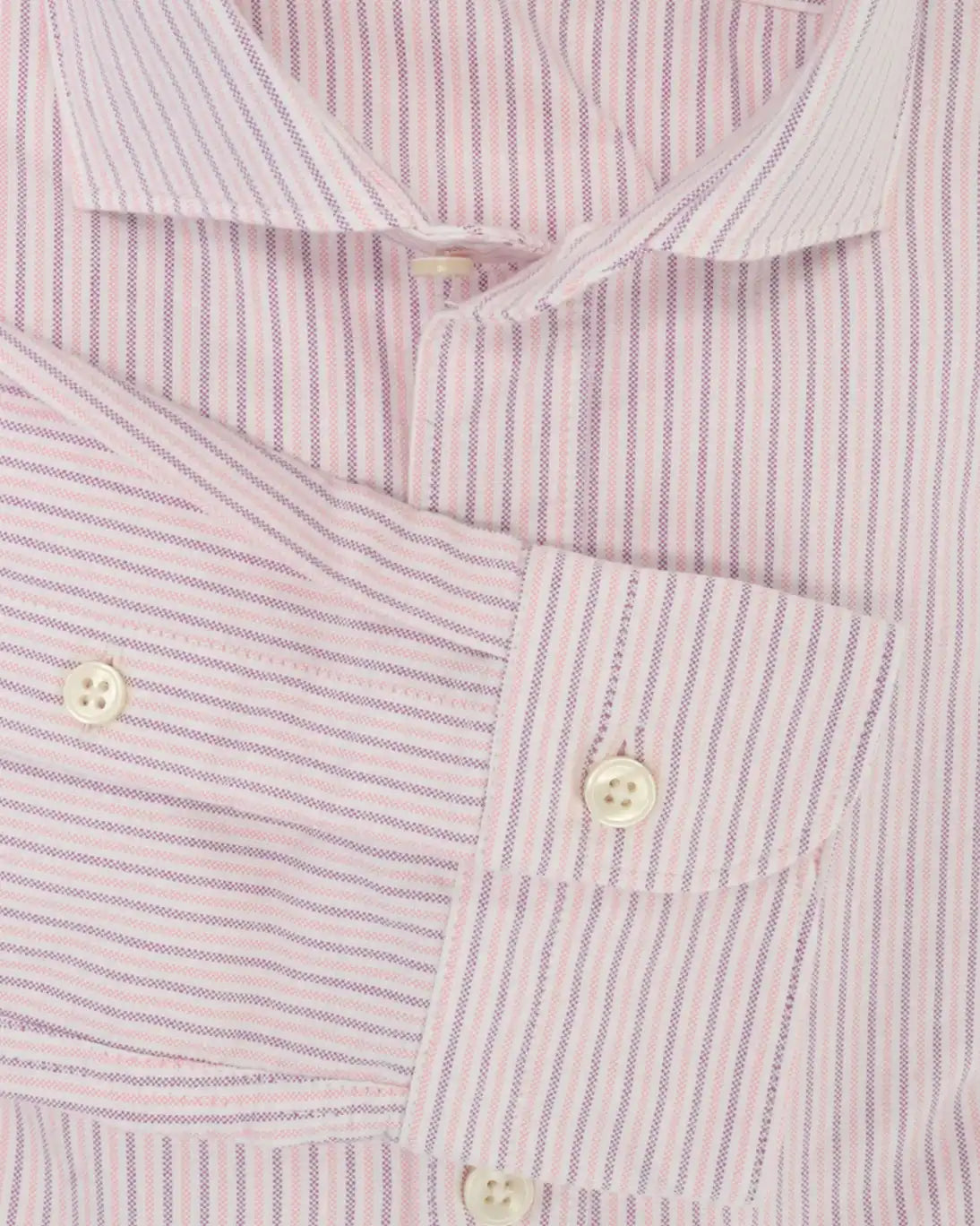 CAMISA CON RAYAS ROSAS Y MORADAS NEW ENGLAND