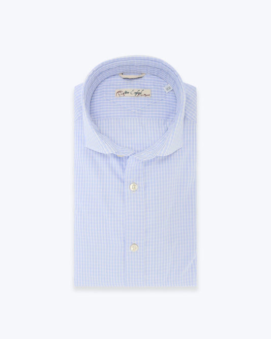 CAMISA DE CUADROS AZULES NEW ENGLAND