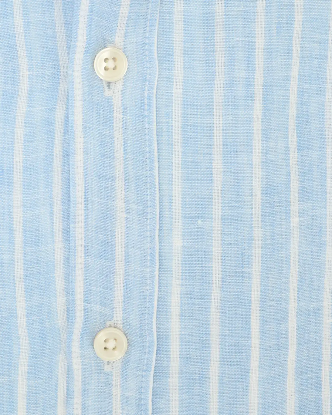 CAMISA LINO AZUL CON RAYAS BLANCAS NEW ENGLAND