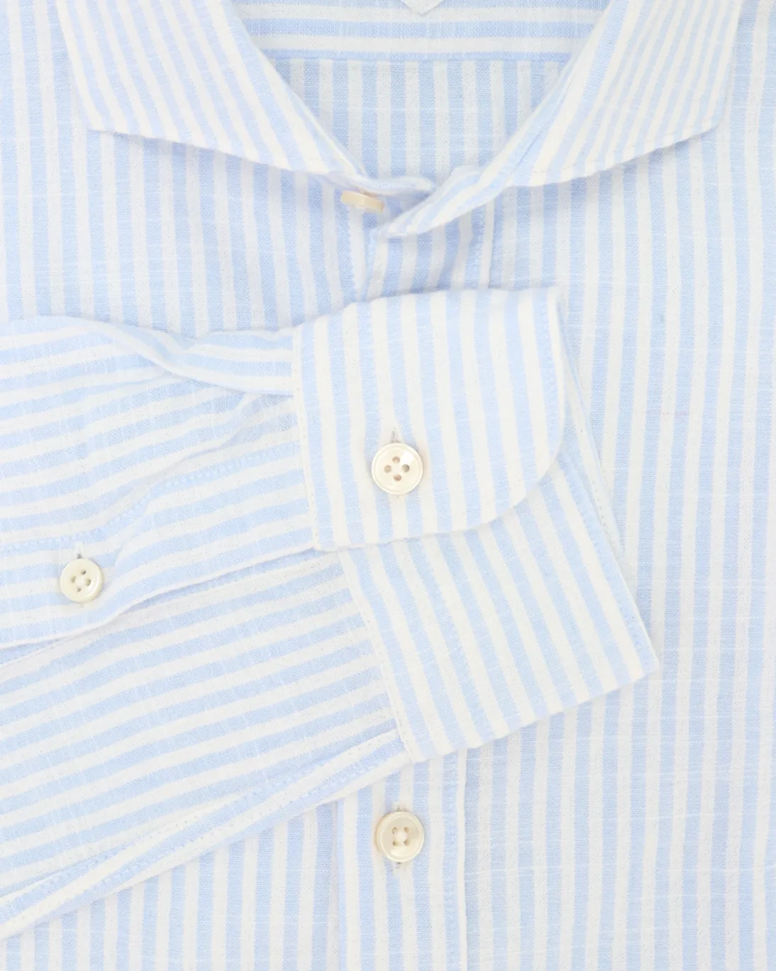 CAMISA BLANCA CON RAYAS AZULES NEW ENGLAND