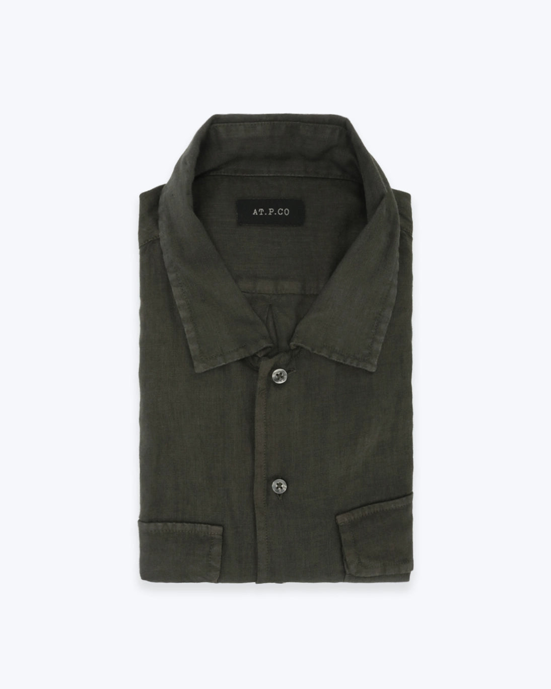 CAMISA LINO VERDE AT.P.CO