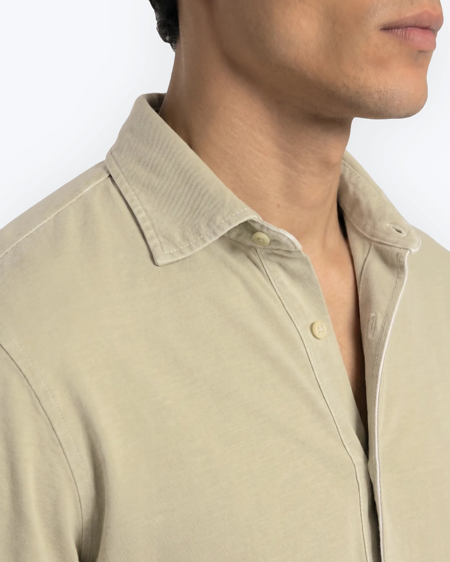 CAMISA DE JERSEY BEIGE TWAY