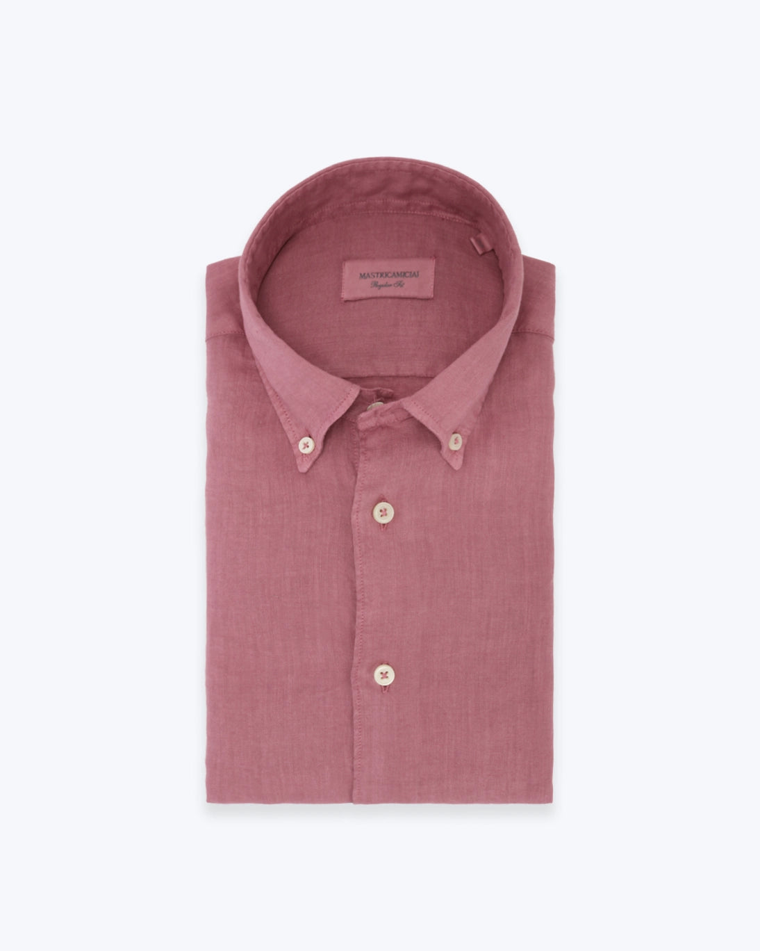 CAMISA LINO ROSA OSCURO MASTRICAMICIAI