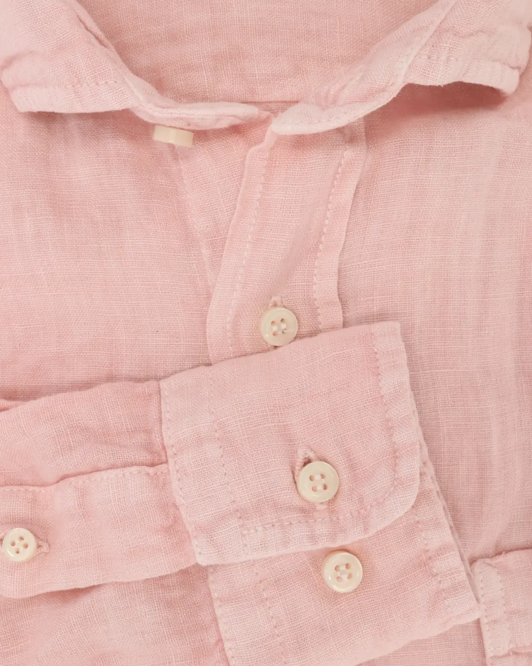 CAMISA ROSA DE LINO CON BOLSILLO SEEMS