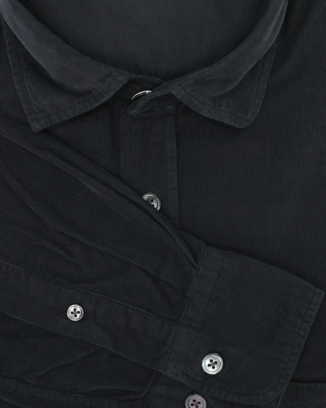 CAMISA DE PANA CARBÓN CON BOLSILLO HARTFORD