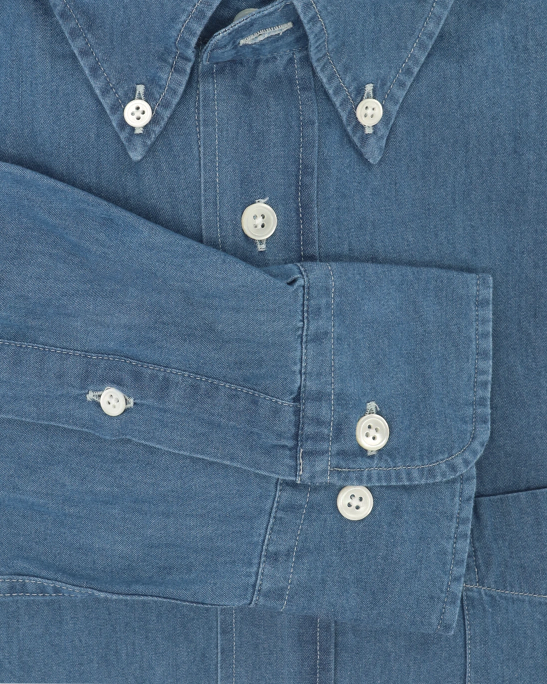 CAMISA HARTFORD DENIM AZUL CLARO