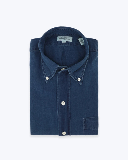 CAMISA HARTFORD DENIM AZUL OSCURO