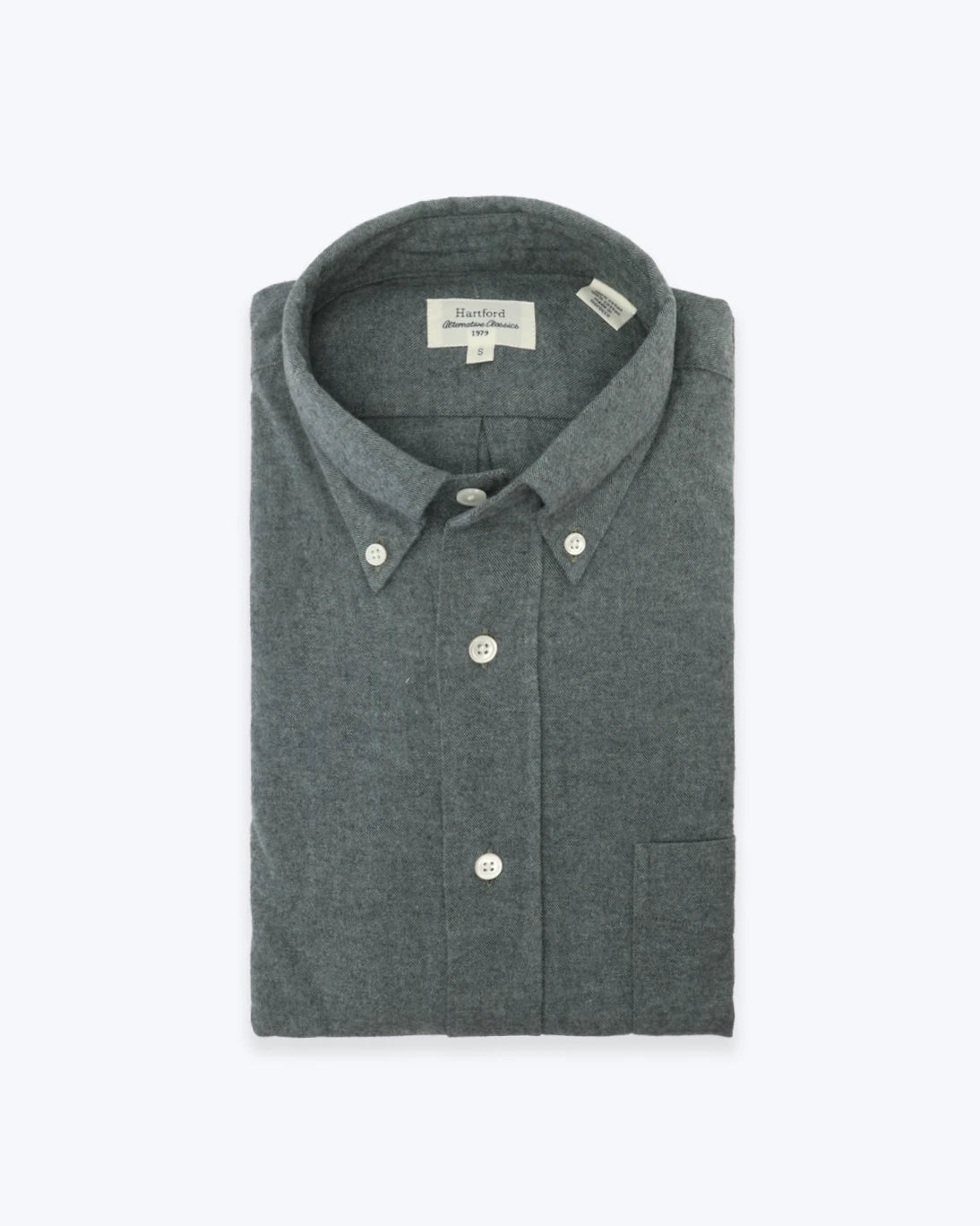 CAMISA VERDE CUELLO ABOTONADO CON BOLSILLO HARTFORD