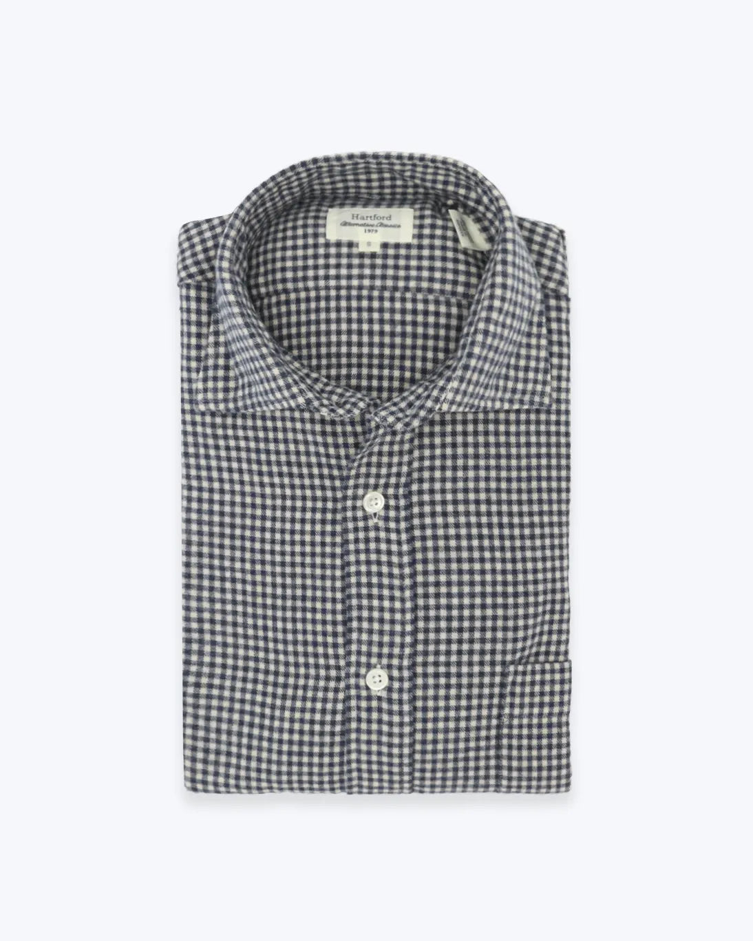CAMISA HARTFORD PAUL CUADRO NAVY