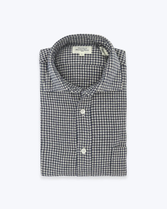 CAMISA HARTFORD PAUL CUADRO NAVY