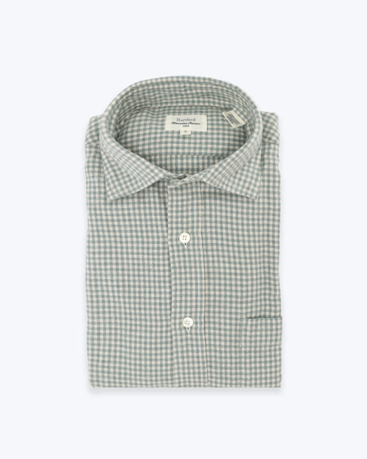 CAMISA HARTFORD PAUL CUADRO VERDE