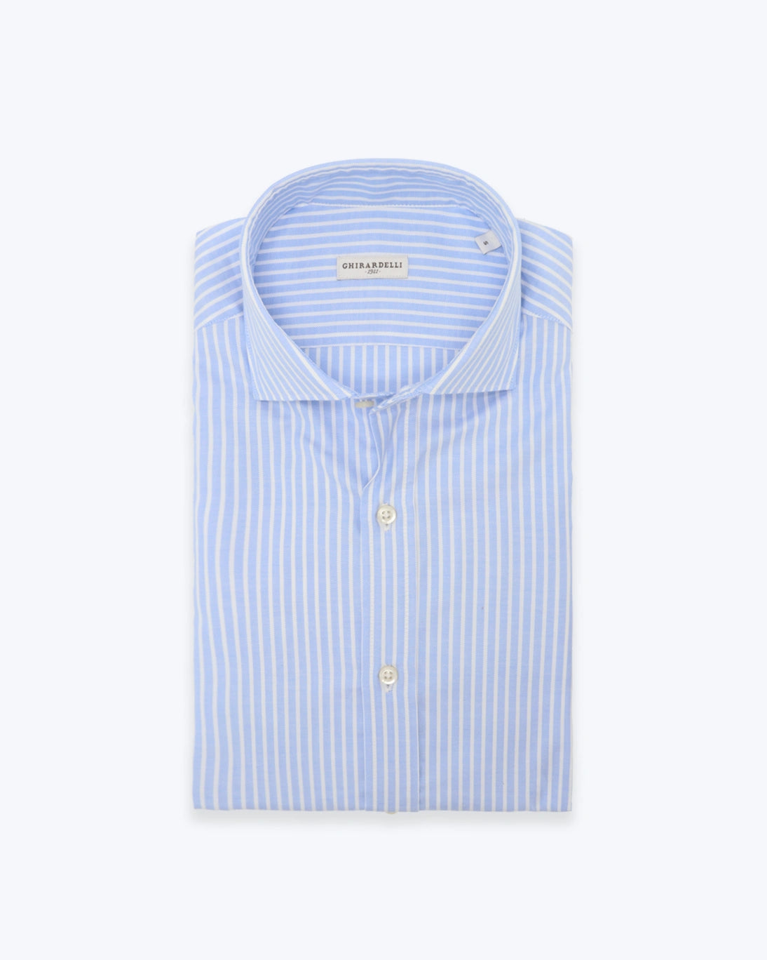 CAMISA DE RAYAS AZUL Y BLANCO GHIRARDELLI