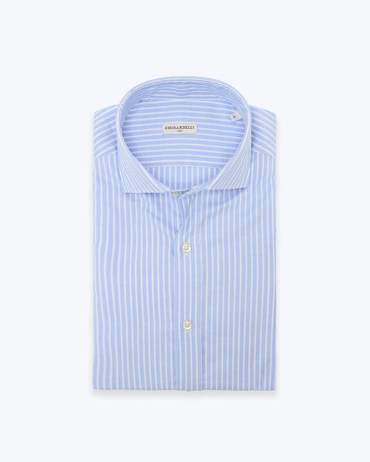 CAMISA DE RAYAS AZUL Y BLANCO GHIRARDELLI