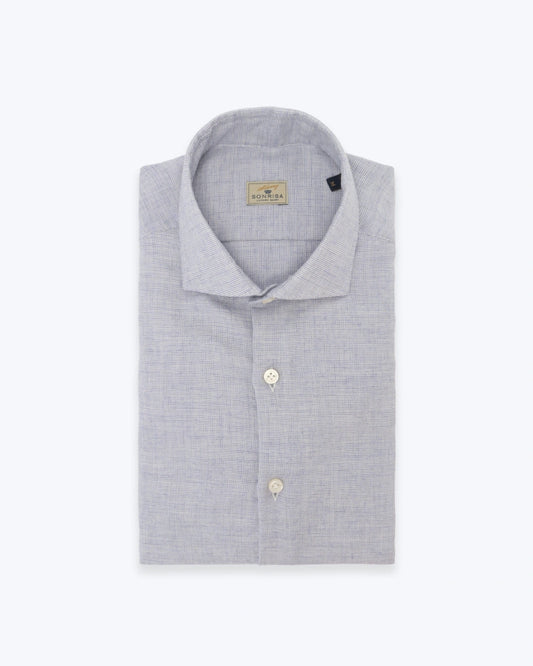 CAMISA SONRISA AZUL GRISÁCEO