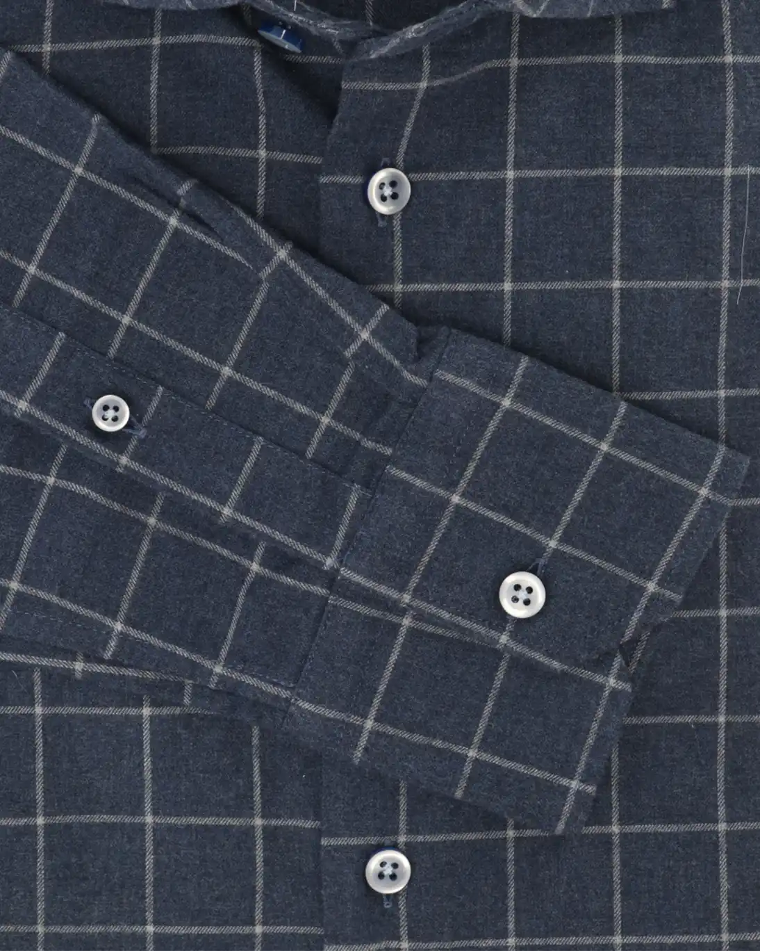 CAMISA BASTONCINO AZUL DE CUADROS