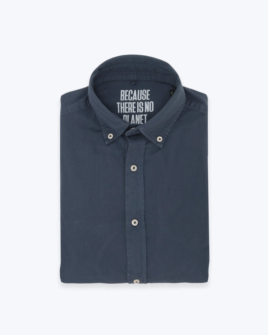 CAMISA ECOALF AZUL BUTTON-DOWN