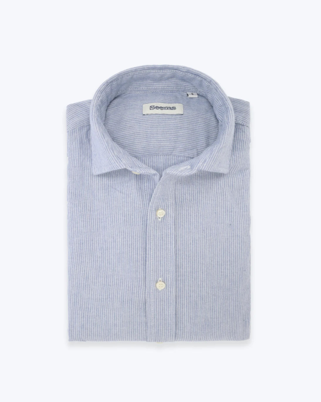 CAMISA RAYA AZUL SEEMS