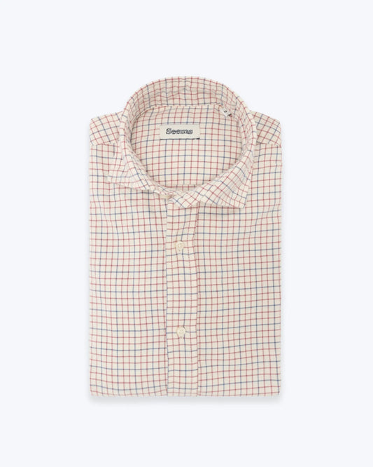 CAMISA CUADRO ROJO Y AZUL SEEMS