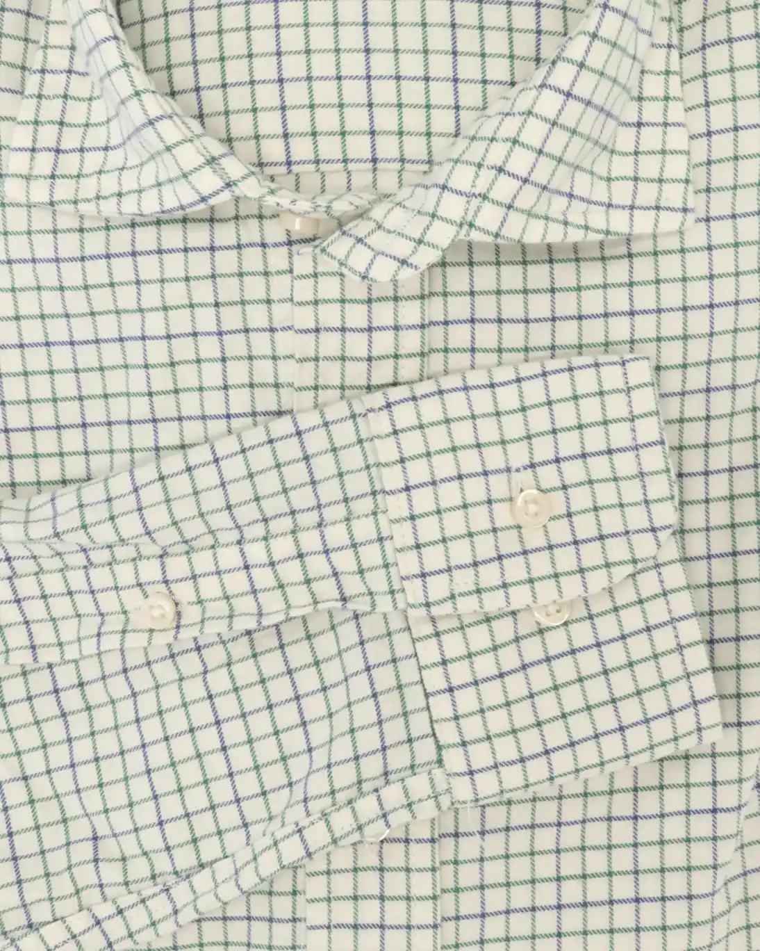 CAMISA DE CUADROS AZUL Y VERDE SEEMS