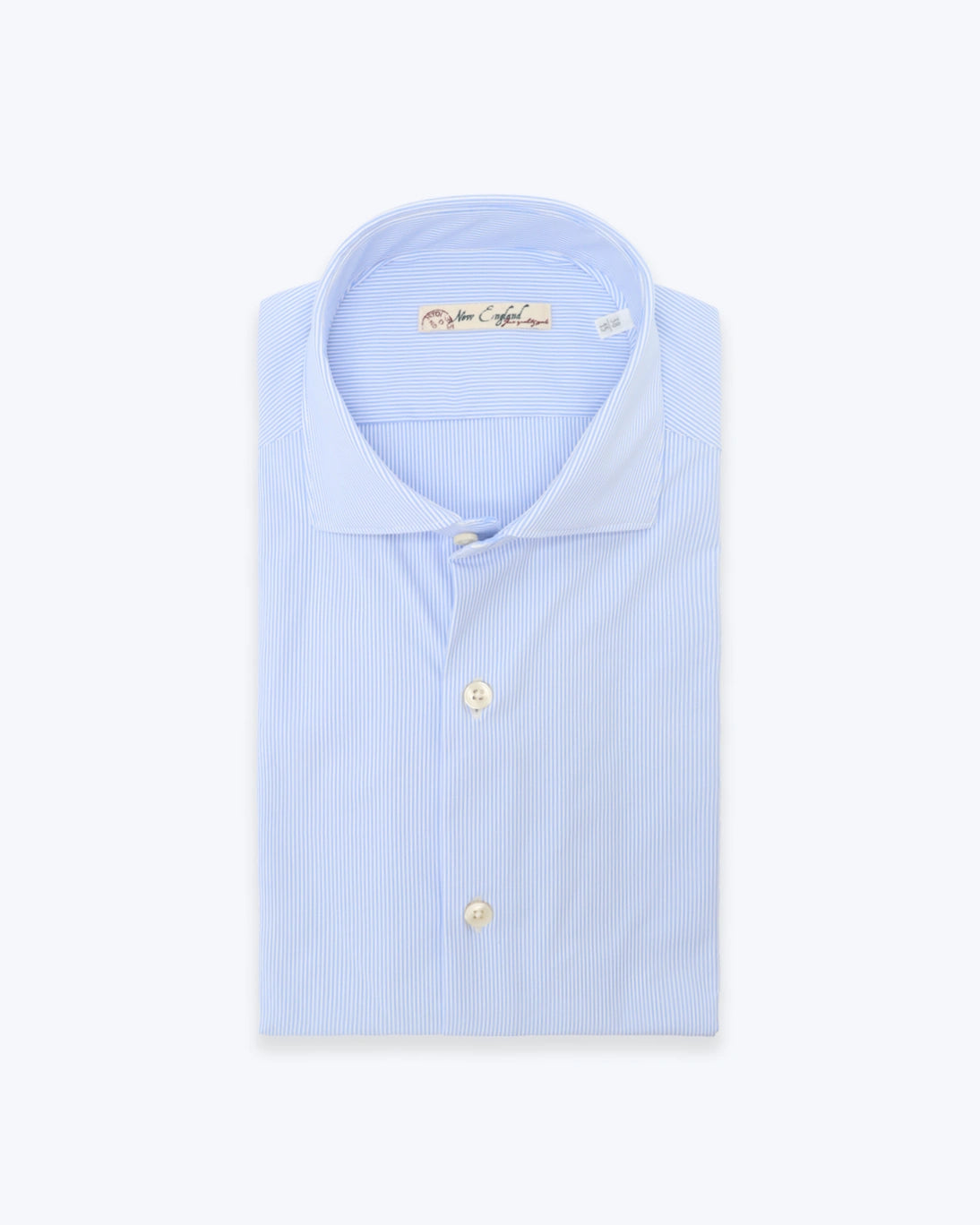 CAMISA DE RAYA FINA AZUL NEW ENGLAND