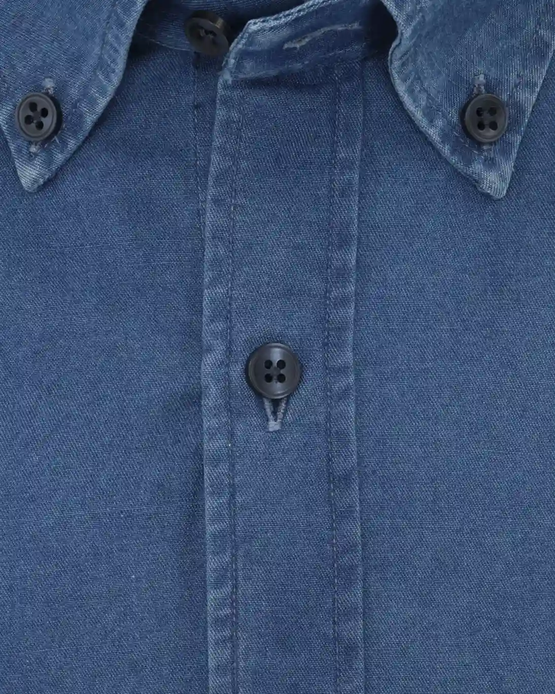 CAMISA DENIM AZUL CON BOLSILLO NEW ENGLAND