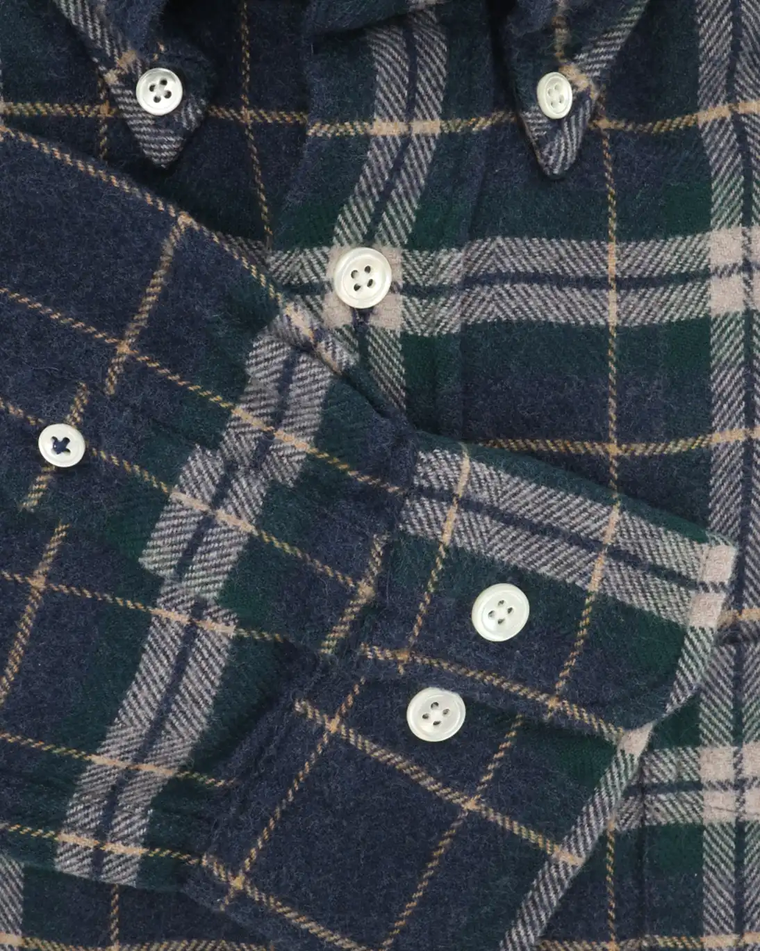 CAMISA B.D. PITT HARTFORD CUADRO AZUL/VERDE