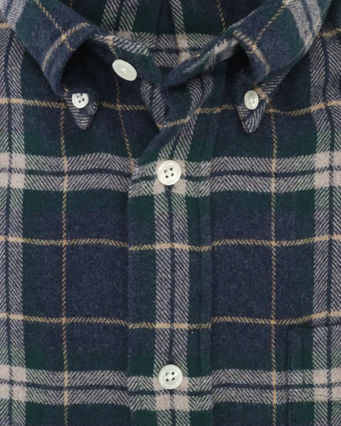 CAMISA B.D. PITT HARTFORD CUADRO AZUL/VERDE