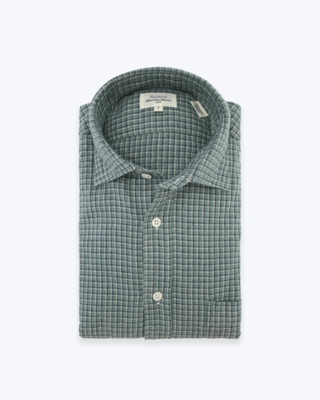 CAMISA DE CUADROS VERDES HARTFORD