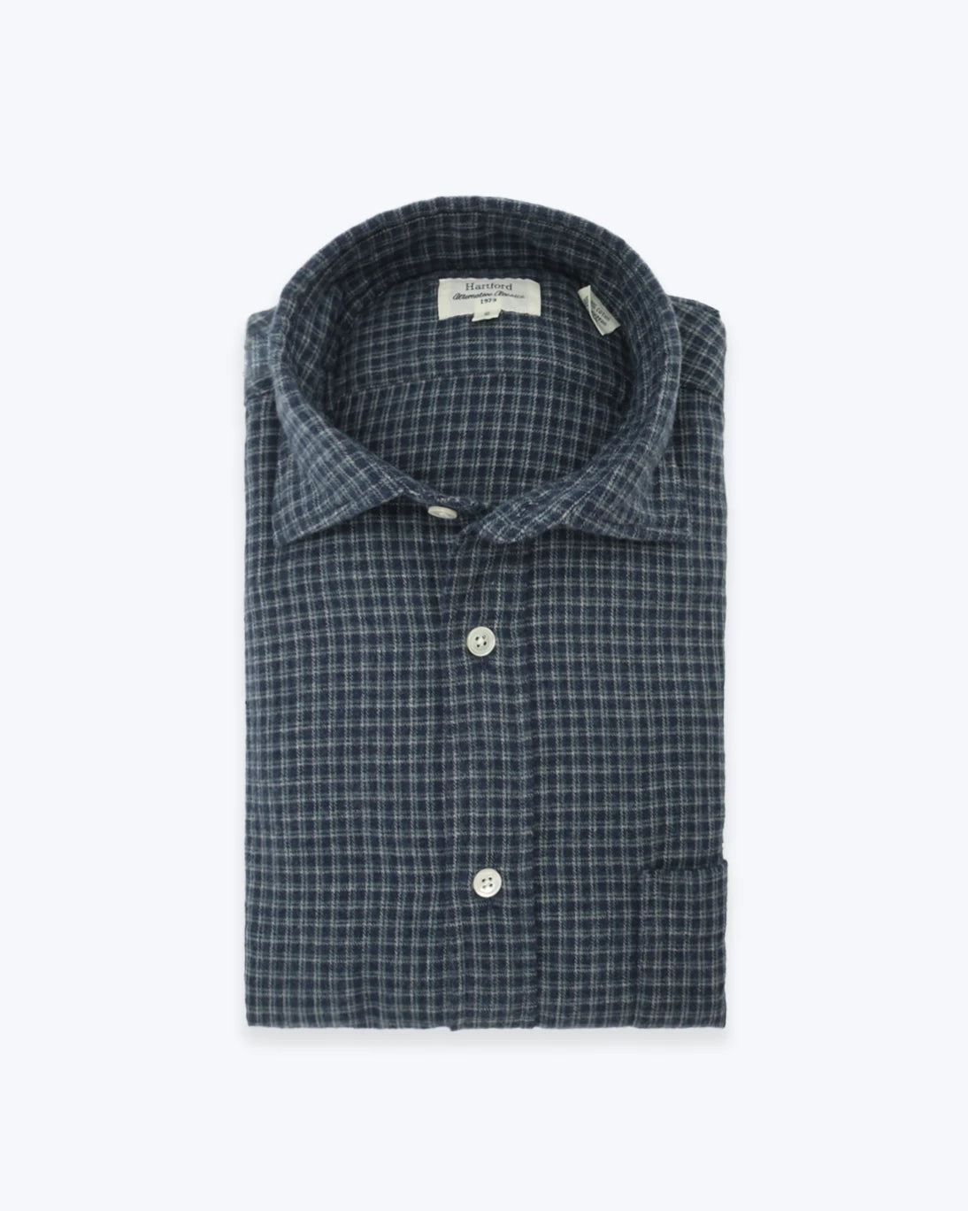 CAMISA PAUL HARTFORD CUADRO AZUL