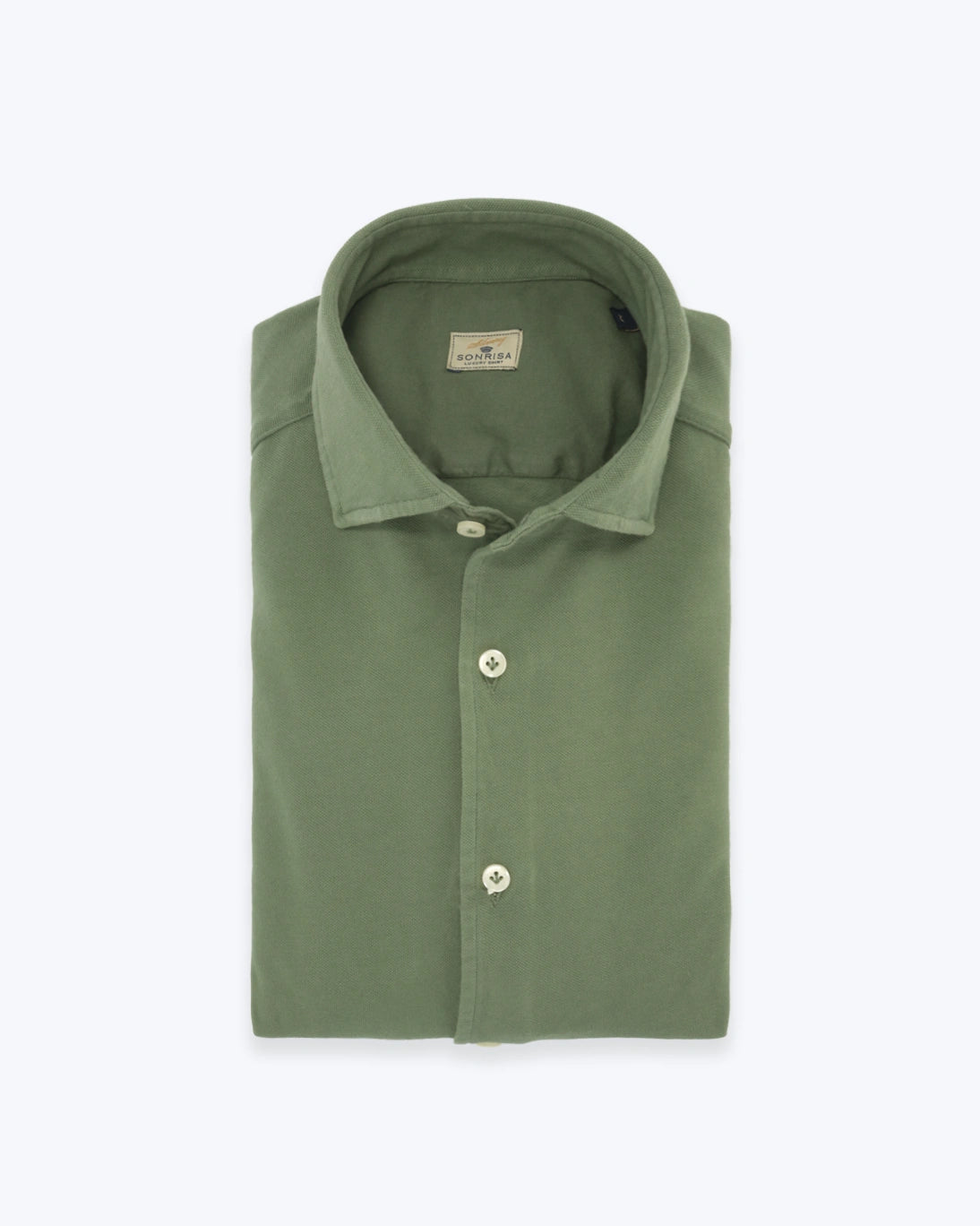 CAMISA PIQUÉ VERDE SONRISA