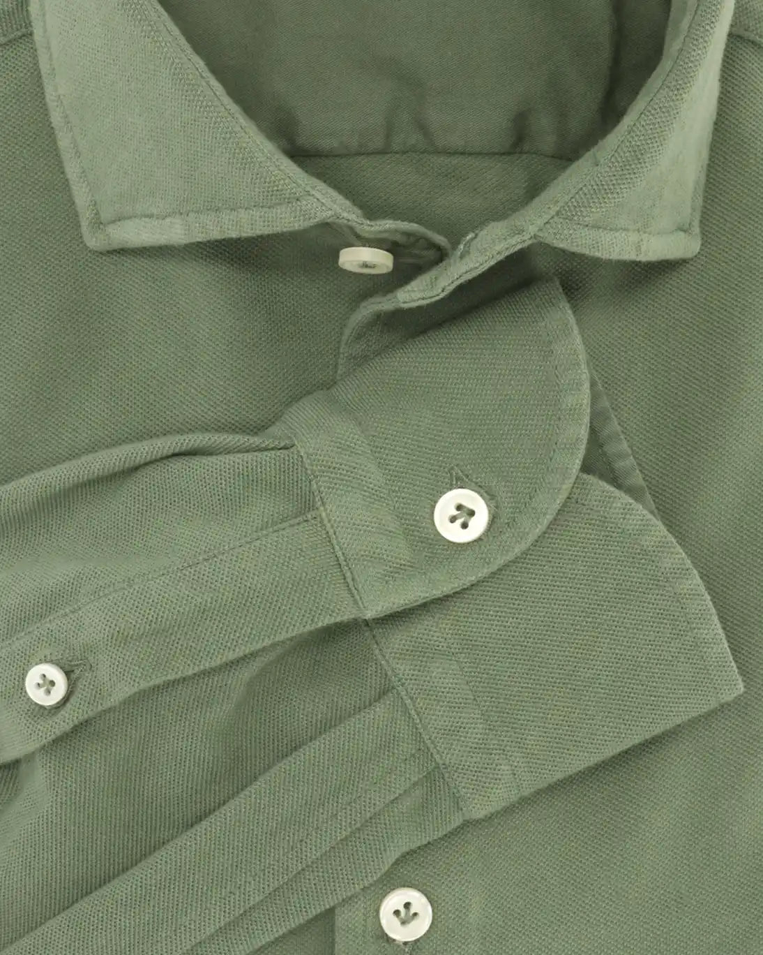 CAMISA PIQUÉ VERDE SONRISA