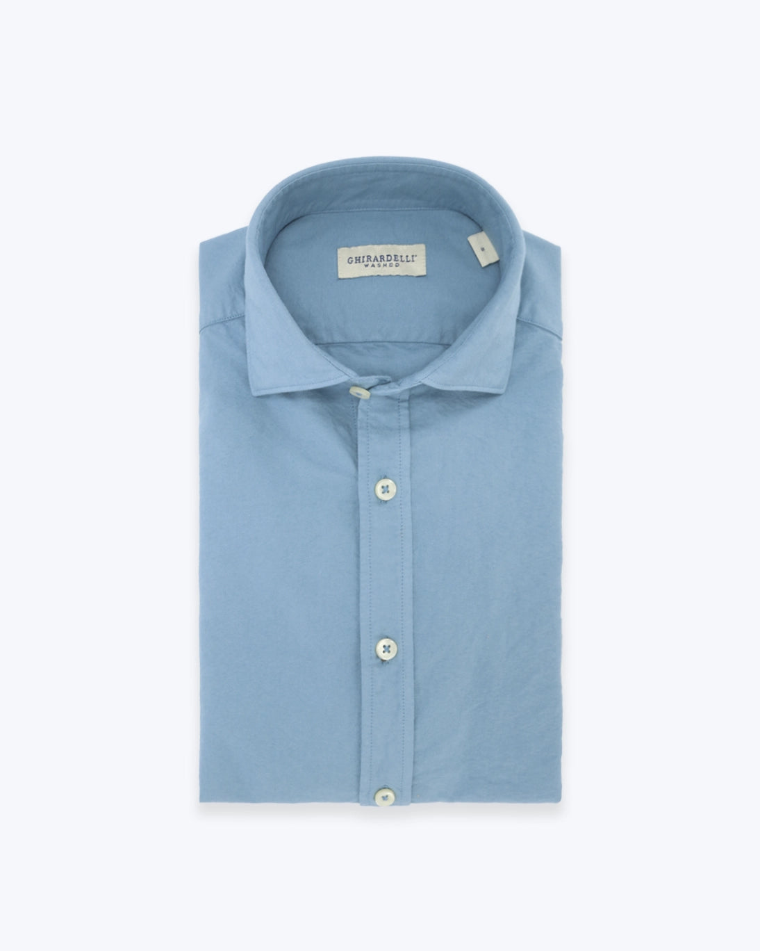 CAMISA OXFORD AZUL MEDIO GHIRARDELLI