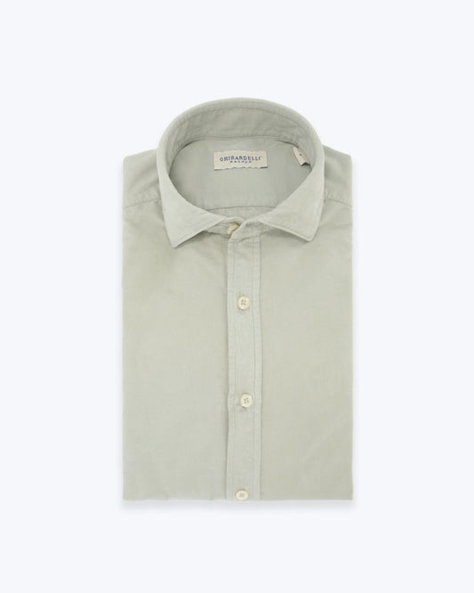 CAMISA DE PANA VERDE CLARO GHIRARDELLI