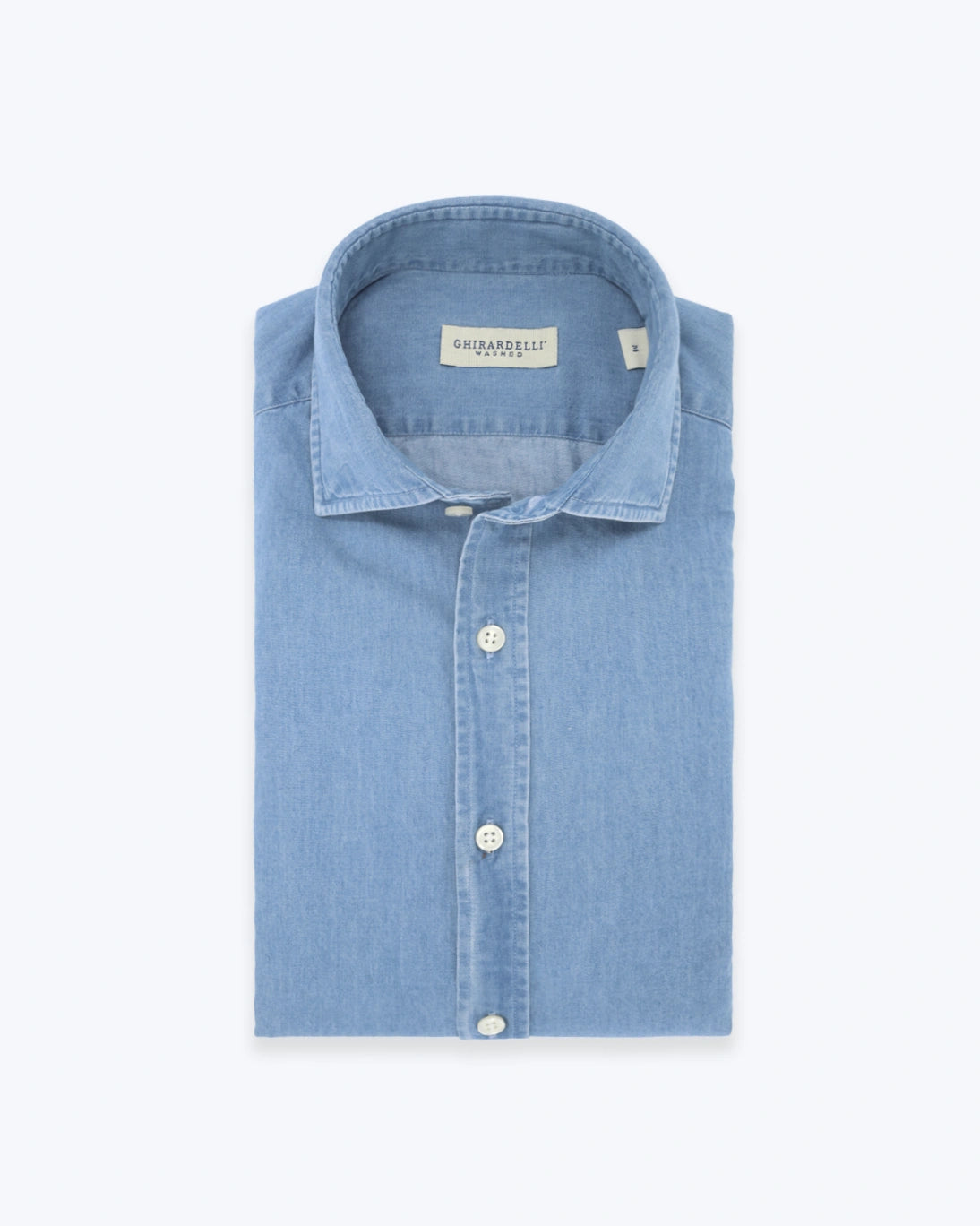 CAMISA DE PANA DENIM AZUL CLARO GHIRARDELLI