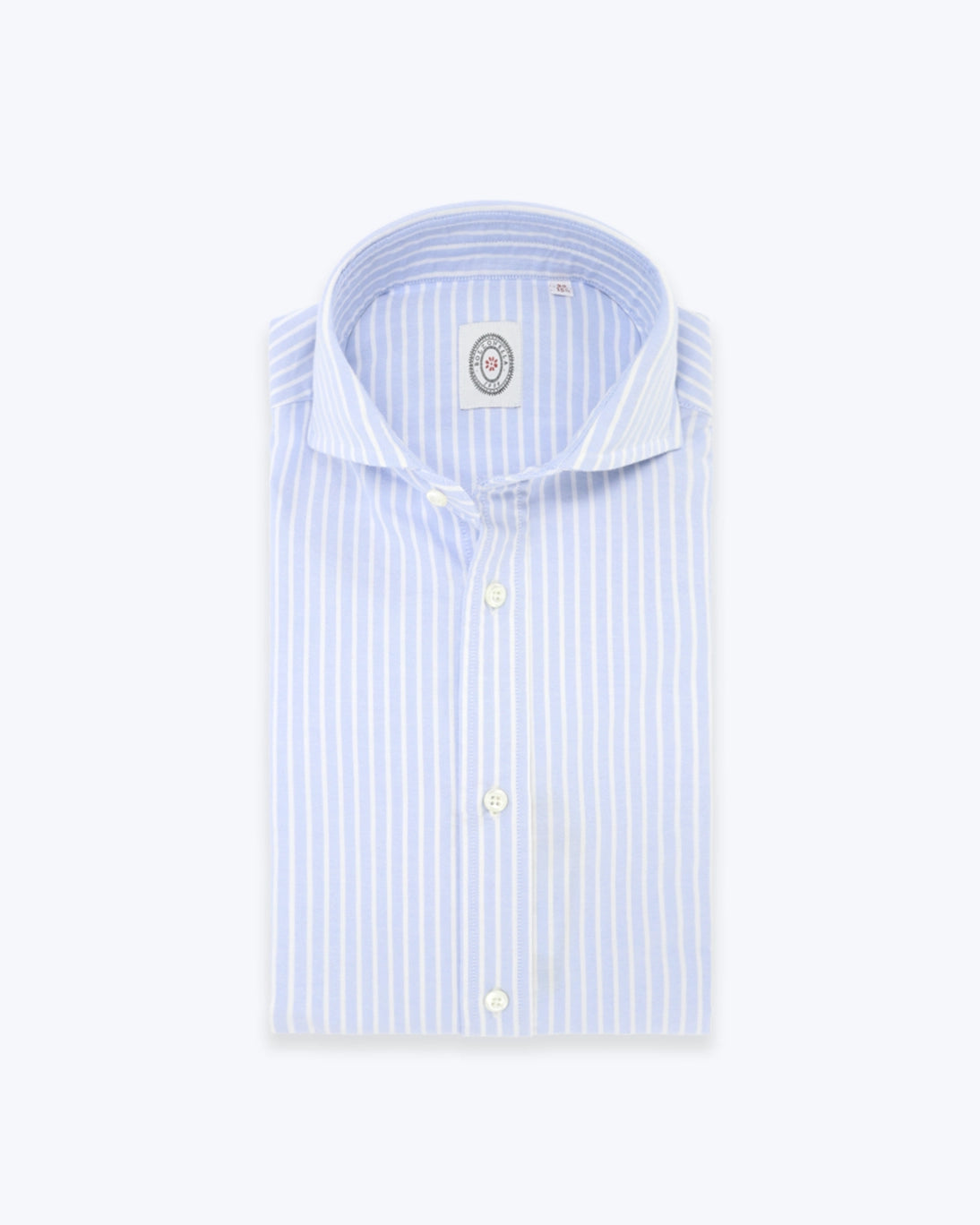 CAMISA DE RAYAS AZUL Y BLANCO BOLZONELLA