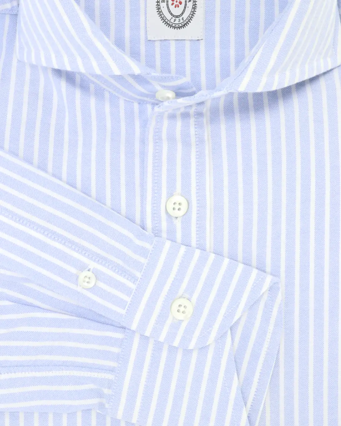 CAMISA DE RAYAS AZUL Y BLANCO BOLZONELLA