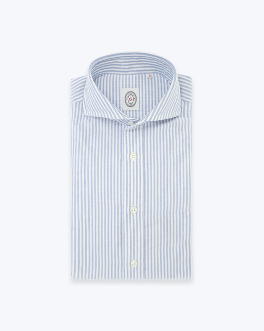 CAMISA DE RAYAS AZULES BOLZONELLA