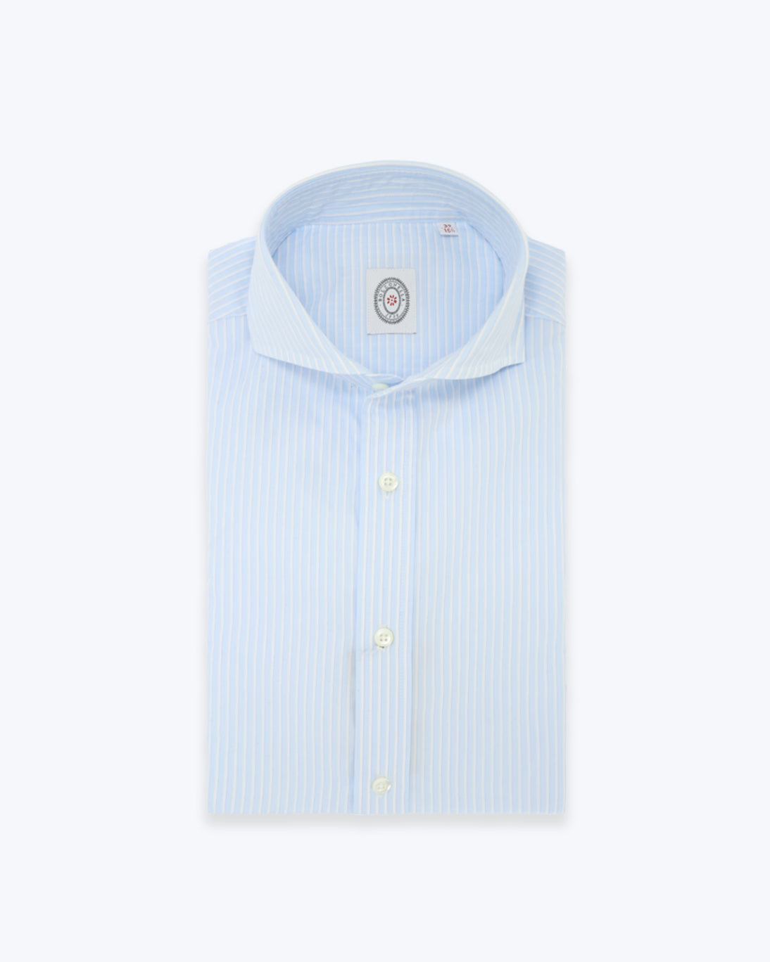 CAMISA DE RAYAS CELESTES BOLZONELLA