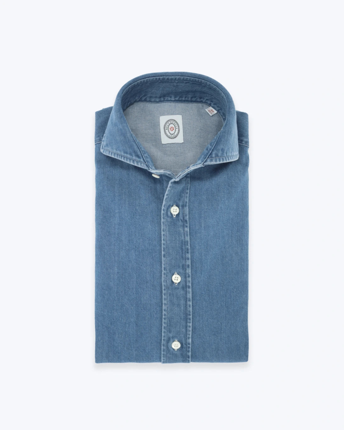 CAMISA DENIM AZUL OSCURO BOLZONELLA