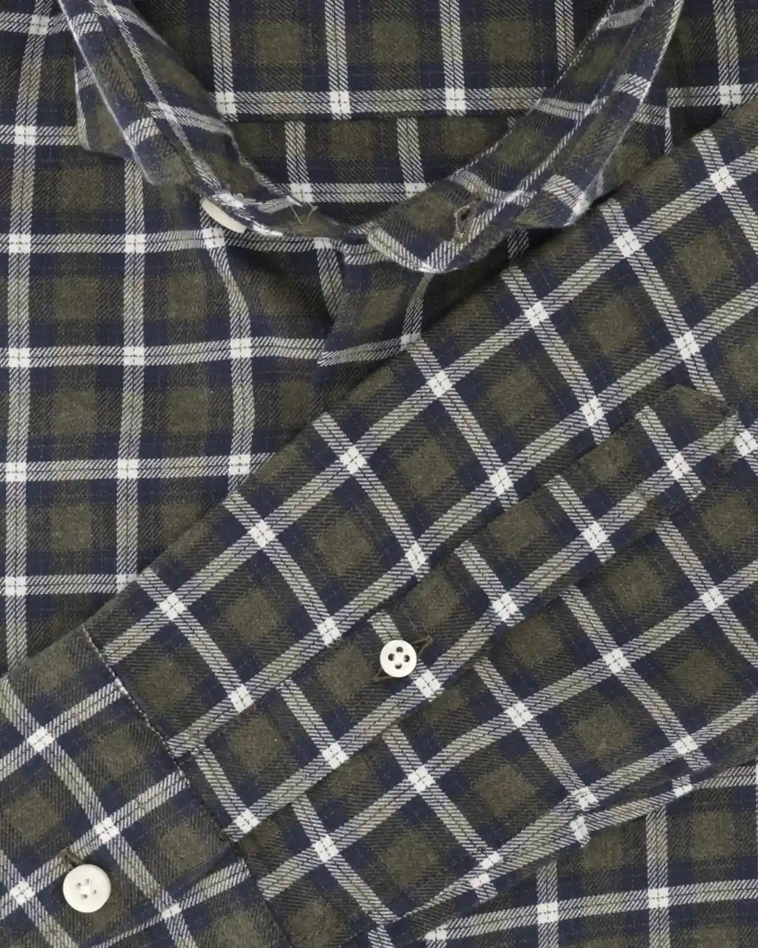 CAMISA DE CUADROS VERDE Y AZUL BASTONCINO