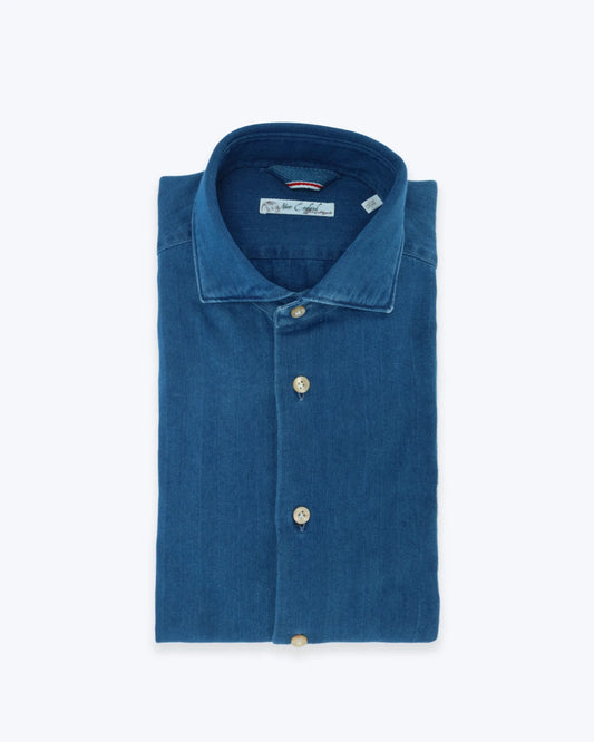 CAMISA DENIM AZUL NEW ENGLAND