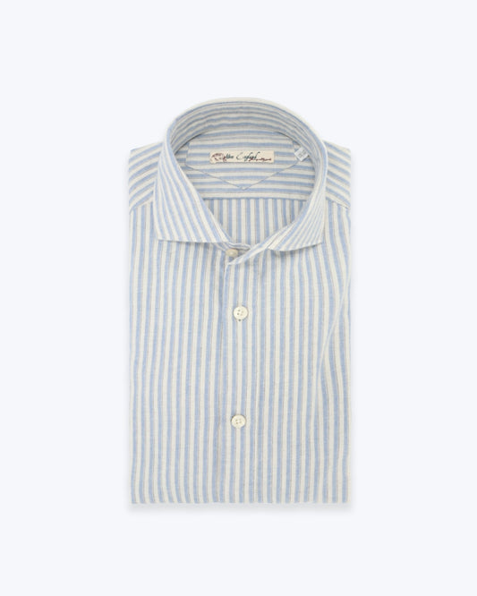 CAMISA DE RAYAS AZUL NEW ENGLAND
