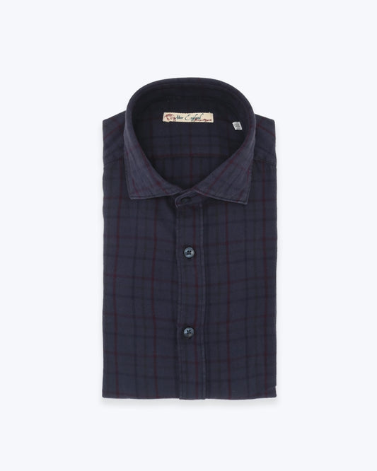 CAMISA DE CUADROS NAVY NEW ENGLAND