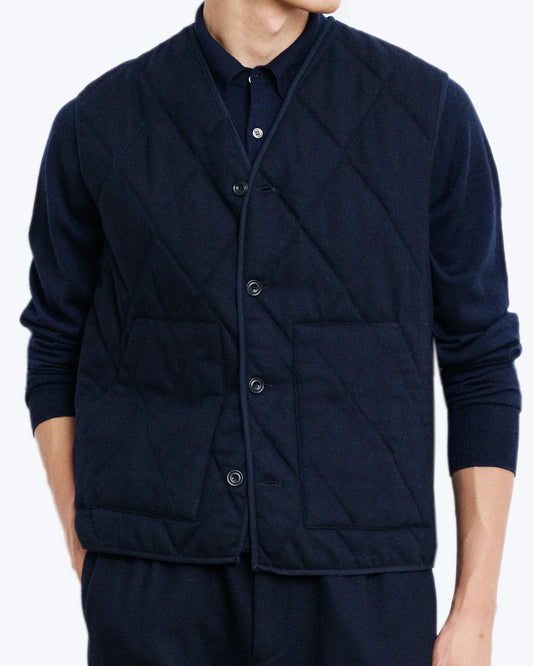 CHALECO AZUL DE ROMBOS HARTFORD