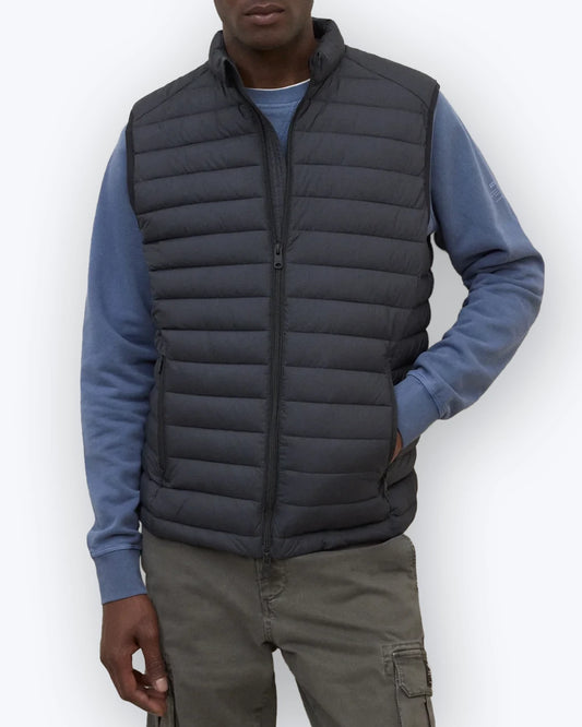 CHALECO DE PLUMAS GRIS ECOALF