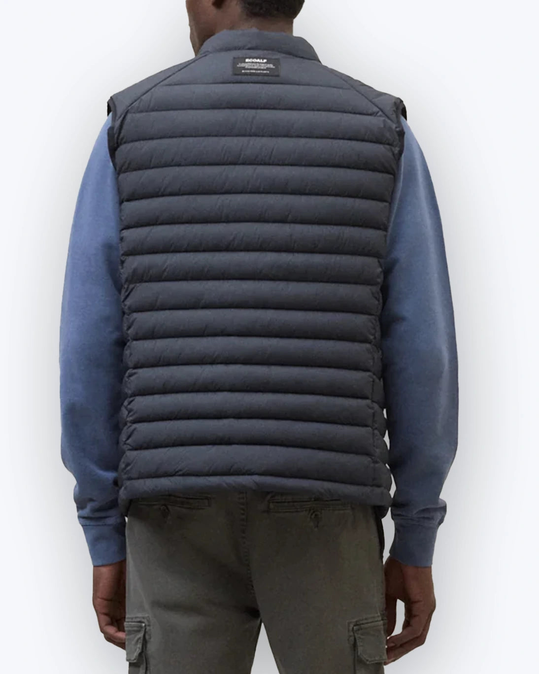 CHALECO DE PLUMAS GRIS ECOALF