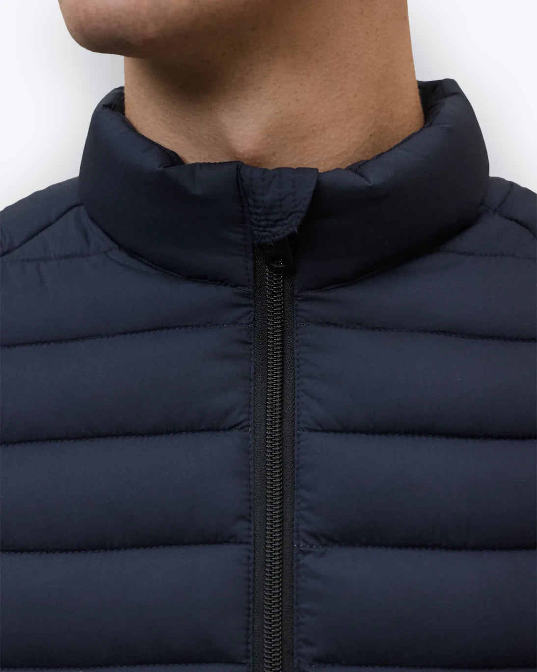 CHALECO DE PLUMAS AZUL ECOALF