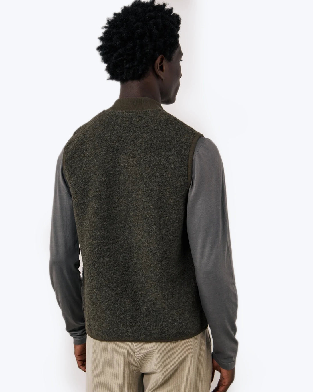 CHALECO CON CREMALLERA VERDE HARTFORD